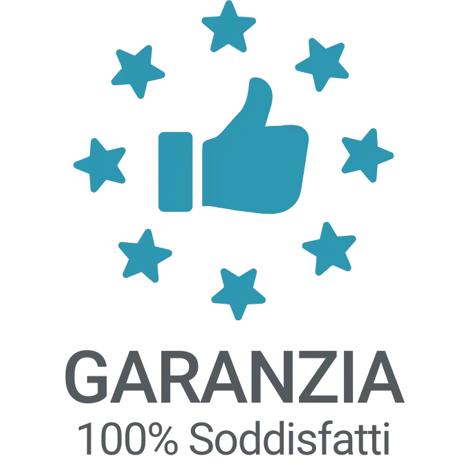 Garanzia 100% soddisfatti